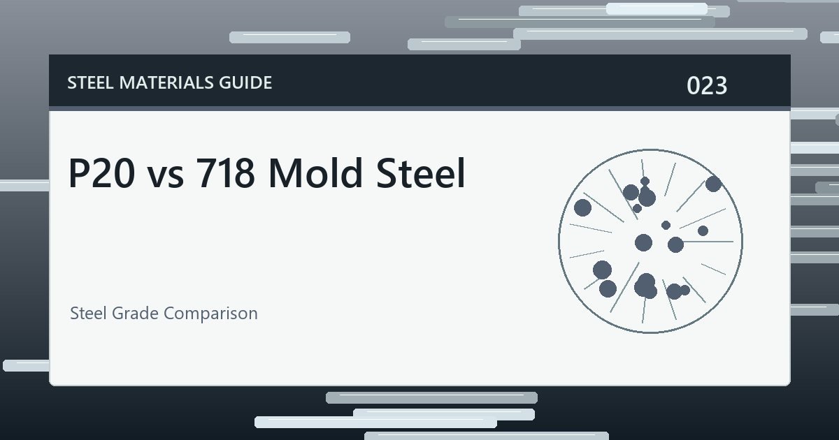 P20 vs 718 Mold Steel guide thumbnail