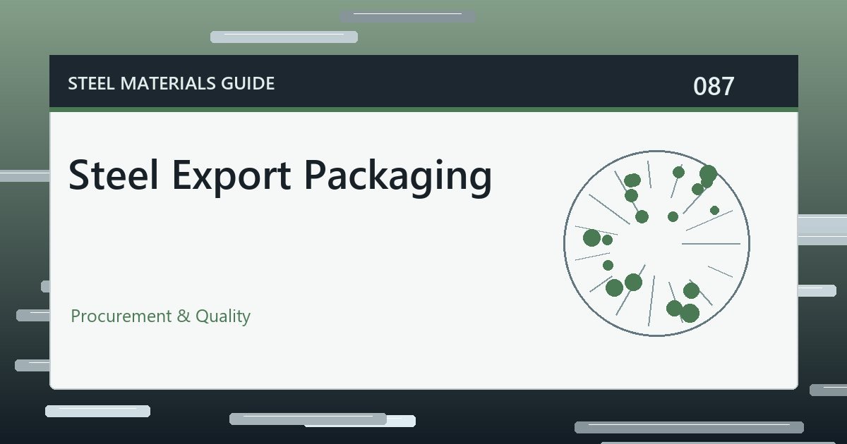 Steel Export Packaging guide thumbnail